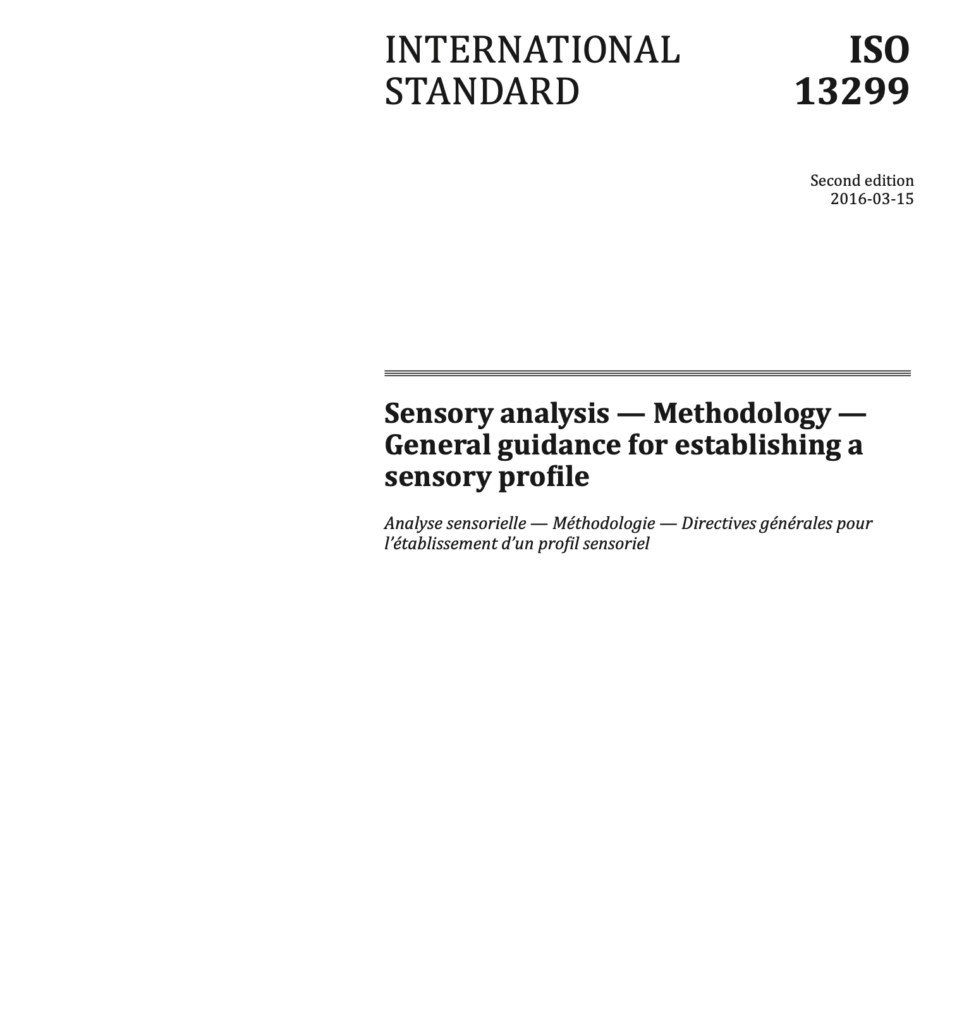 duyusal analiz ISO 13299